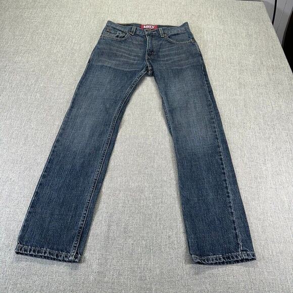Levi's Other - Levis‎ 511 Jeans Boys Size 14 Regular 27x27 Blue Skinny Denim Dark Wash